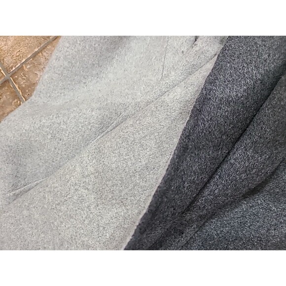 Soia & Kyo LRG.Samia gray wool-blend belted wrap Reversible/double Face coat - Picture 11 of 16